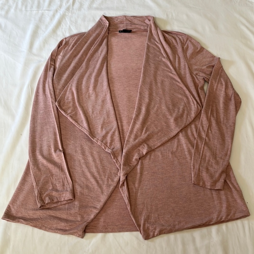Bobeau collection for Stitch Fix waterfall cardigan.